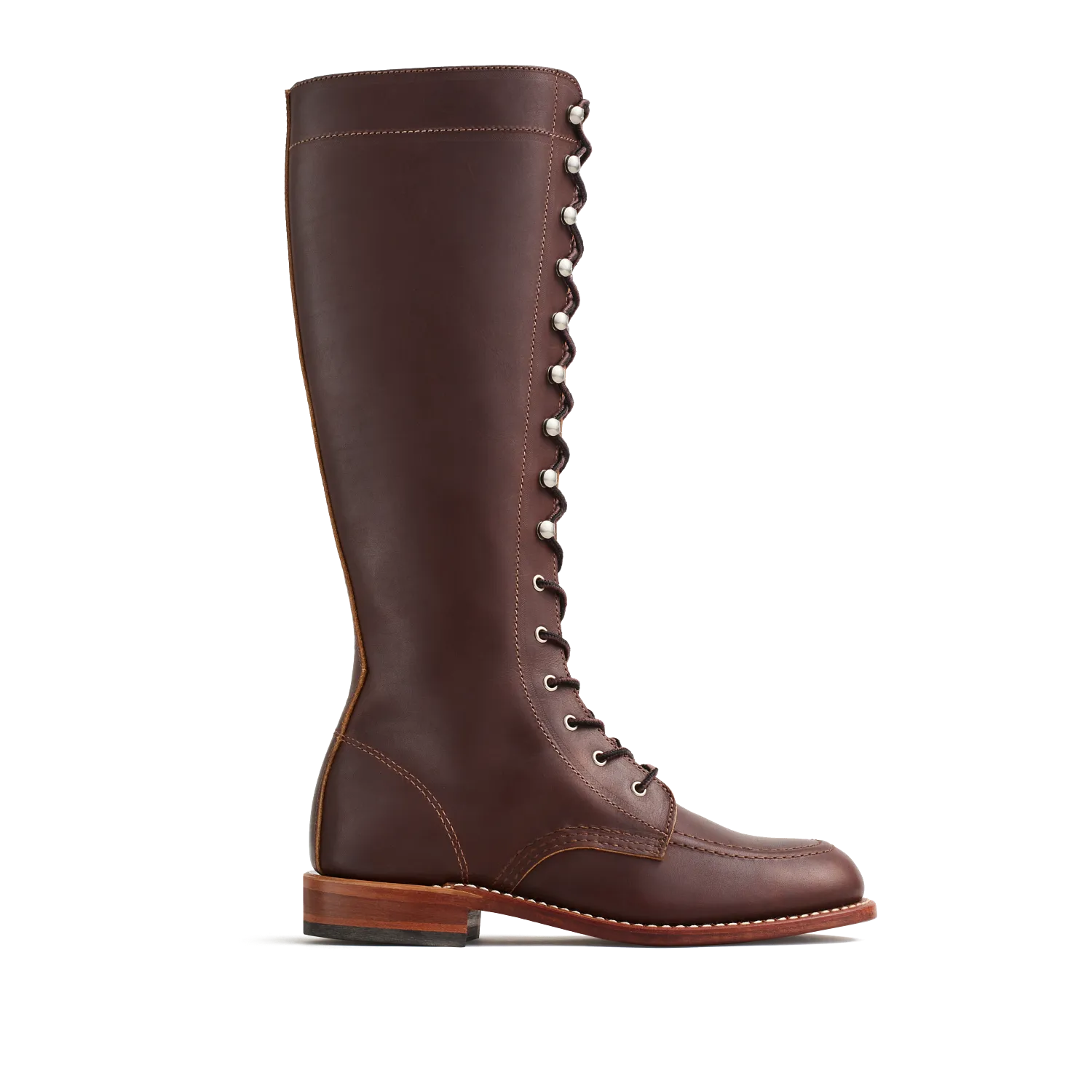 red wing shoes Gloria Women's Tall Boot in Mahogany Oro-iginal Leather