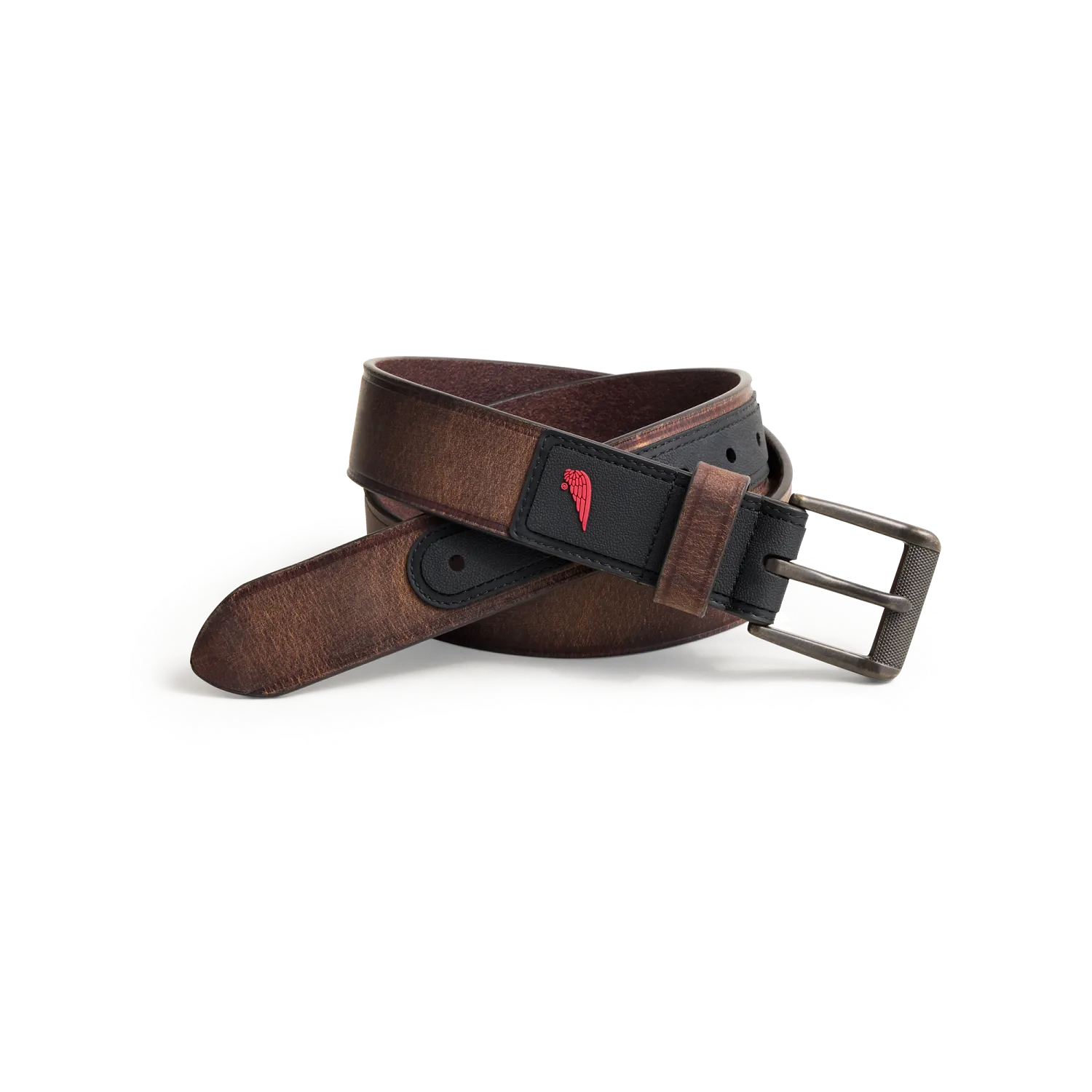 red wing shoes Heavy Duty Work Leather Belt Men's Leather Belt in Brown