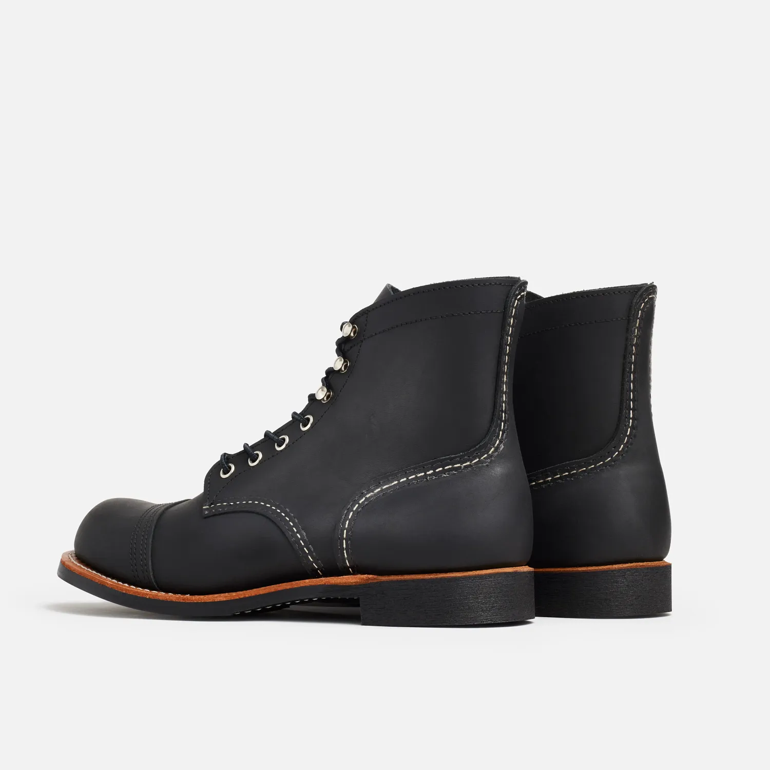 Red Wing Shoes Iron Ranger® Men's 6-Inch Boot In Black Harness Leather