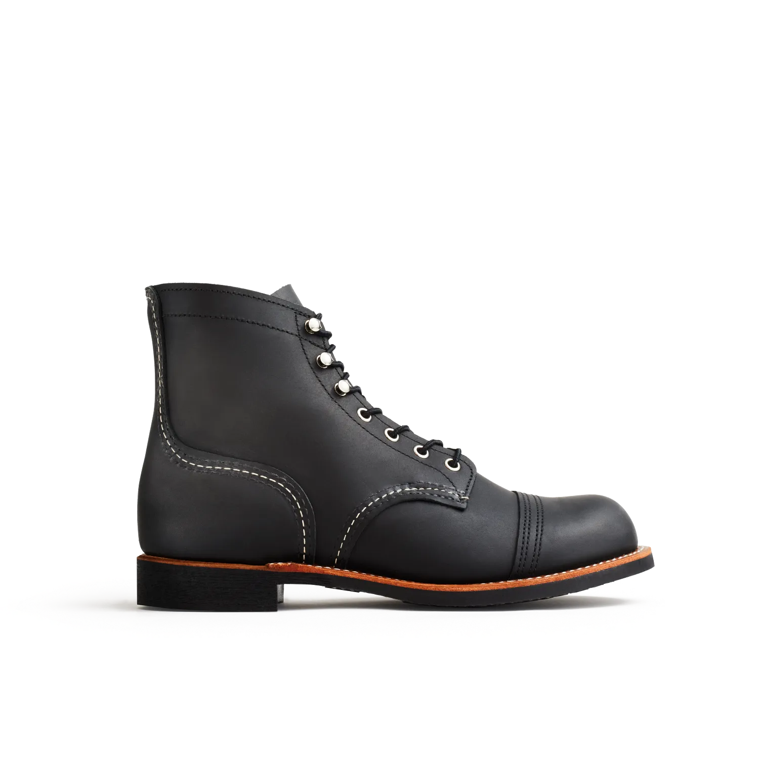 red wing shoes Iron Ranger® Men's 6-Inch Boot in Black Harness Leather