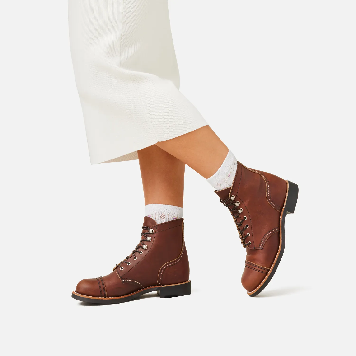 Red Wing Shoes Iron Ranger® Women's Short Boot In Amber Harness Leather