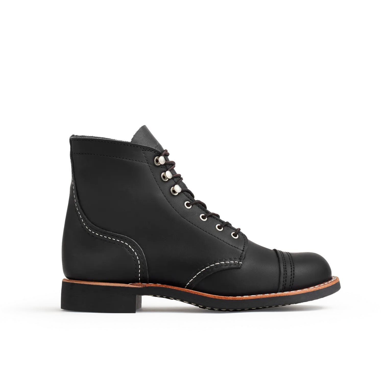 red wing shoes Iron Ranger® Women's Short Boot in Black Boundary Leather