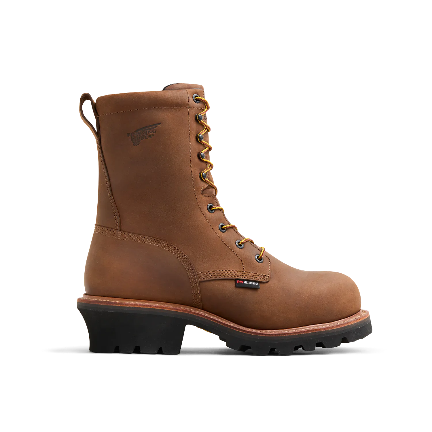 red wing shoes LoggerMax Men's 9-inch Waterproof Safety Toe Boot
