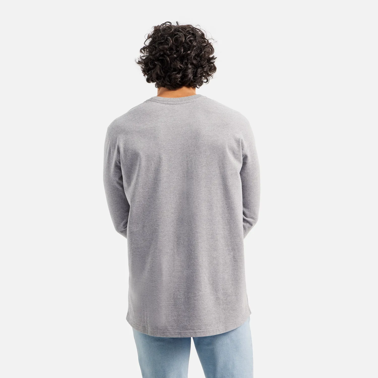 Red Wing Shoes Long Sleeve Pocket T-Shirt With Sleeve Print Men's Long Sleeve Tee In Dark Gray