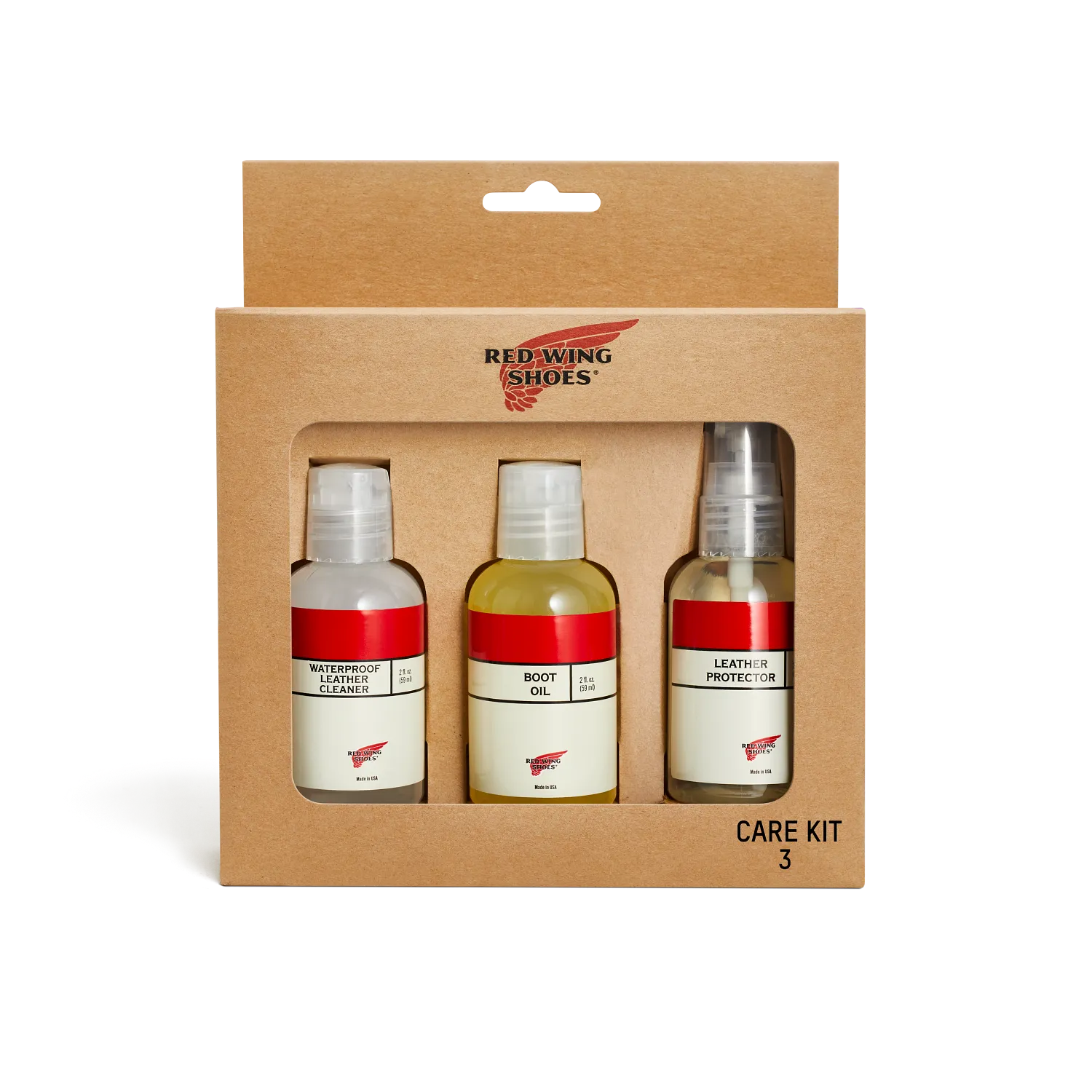 red wing shoes Mini Care Kit #3 Care Kit for Waterproof Full Grain or Nubuck Leathers