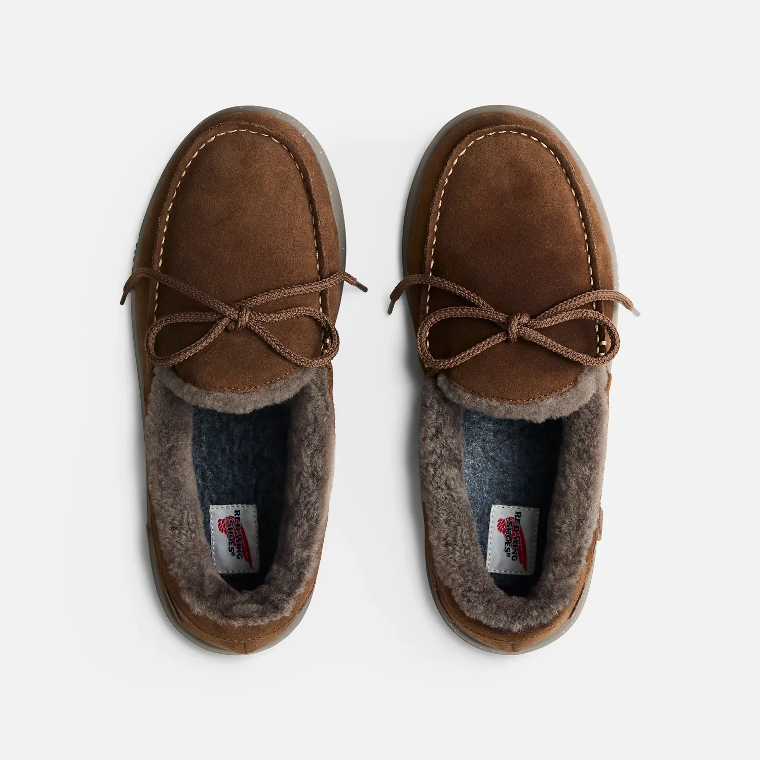 Red Wing Shoes Drift Men's Suede Moc In Brown