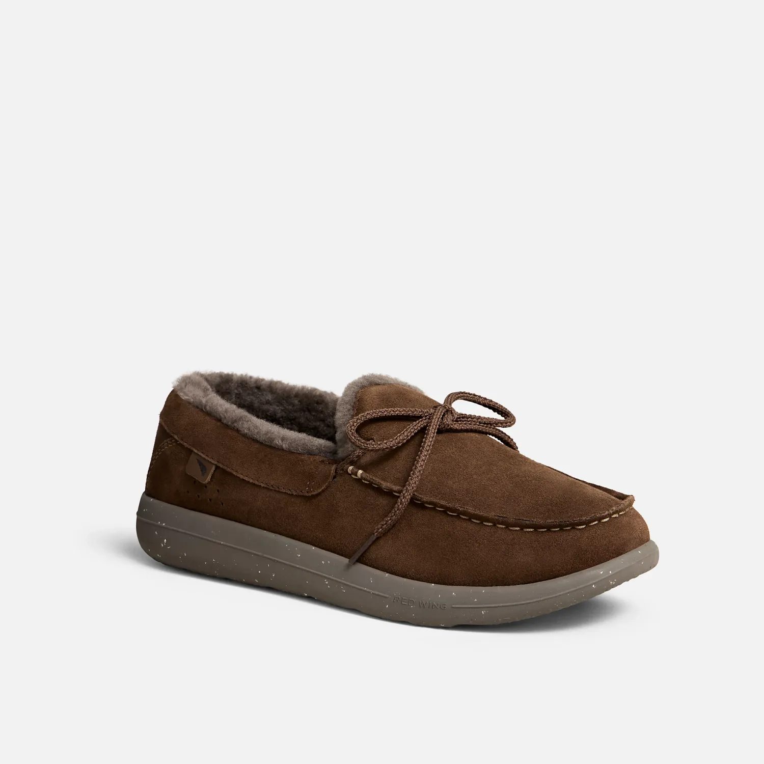 Red Wing Shoes Drift Men's Suede Moc In Brown