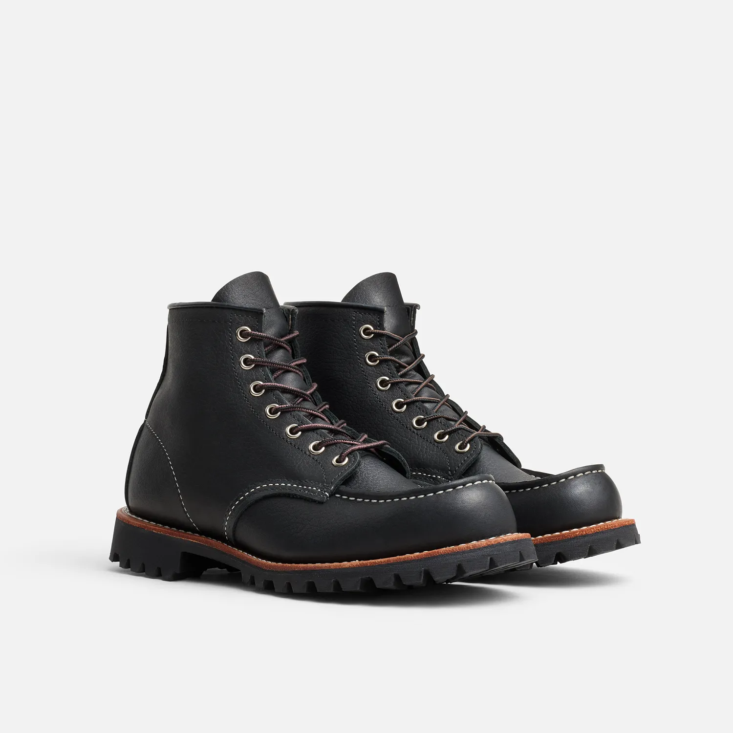 Red Wing Shoes Roughneck Men's Roughneck In Black Oil Slick Leather