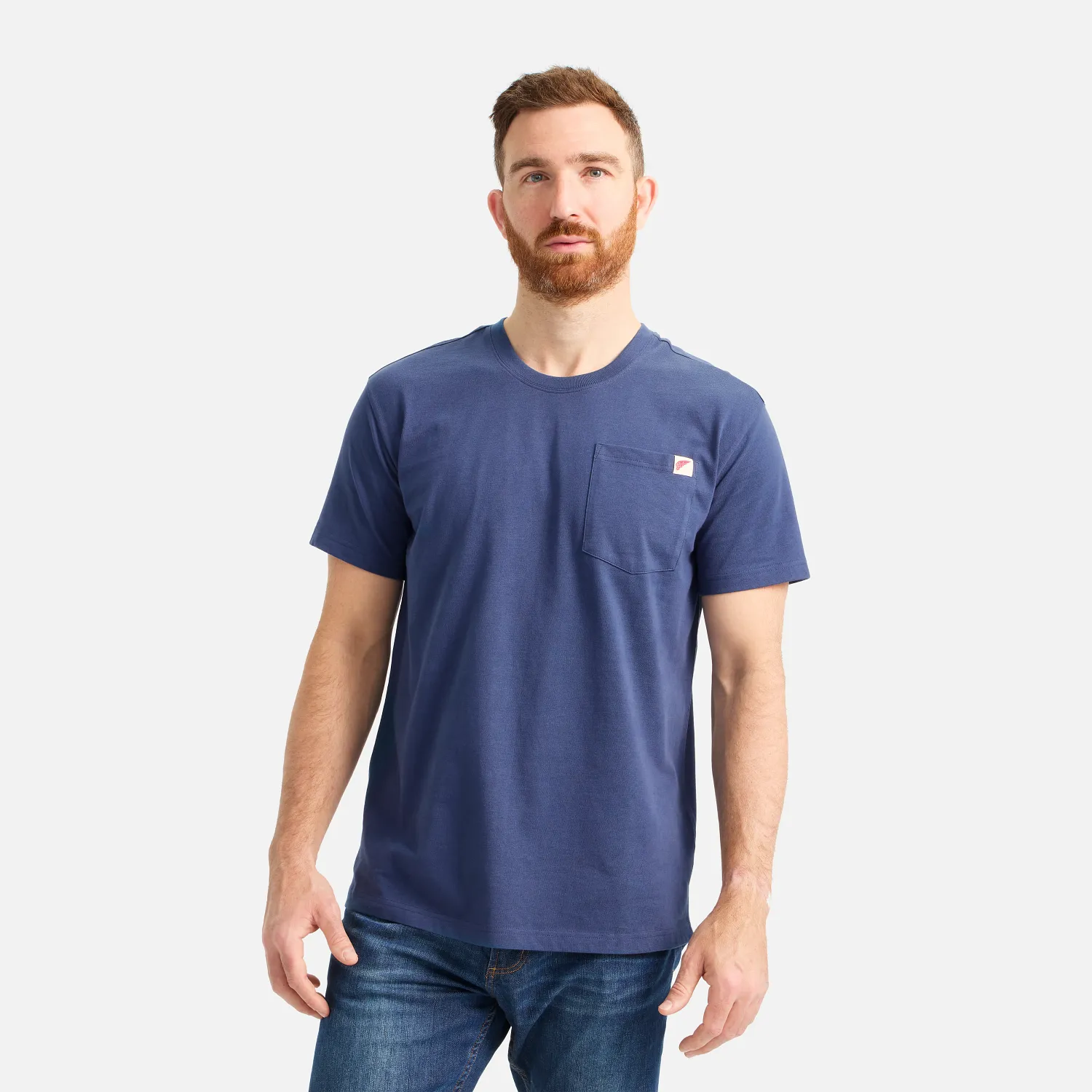 Red Wing Shoes Short Sleeve Pocket T-Shirt Men's Short Sleeve T-Shirt In Navy