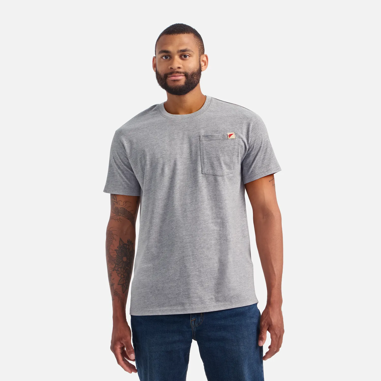 Red Wing Shoes Short Sleeve Pocket T-Shirt Men's Short Sleeve T-Shirt In Dark Gray