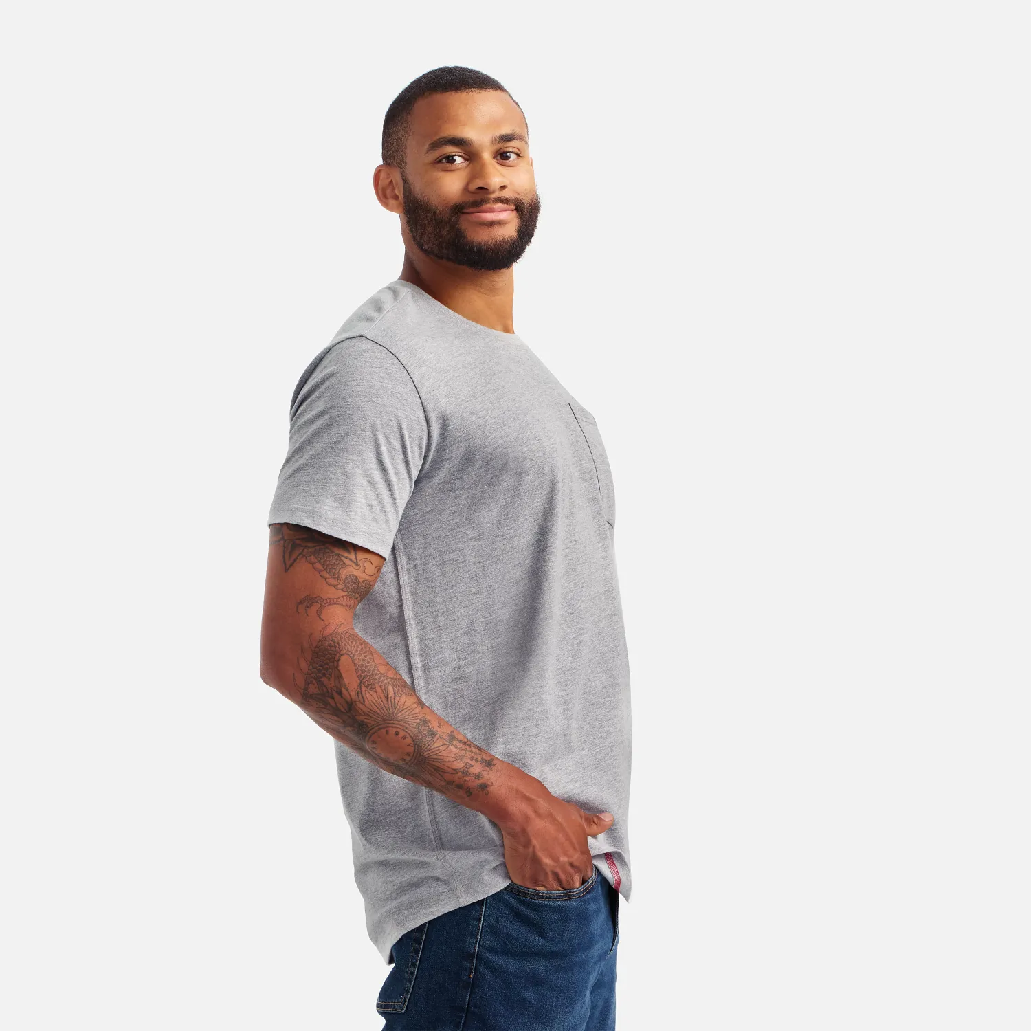 Red Wing Shoes Short Sleeve Pocket T-Shirt Men's Short Sleeve T-Shirt In Dark Gray