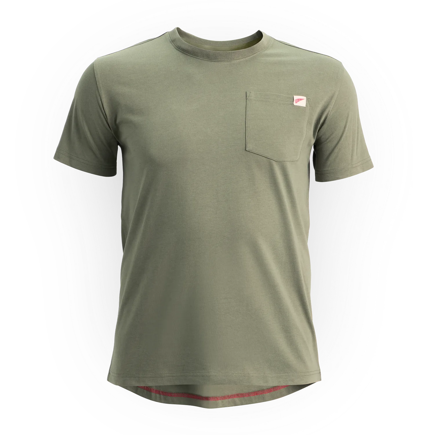red wing shoes Short Sleeve Pocket T-Shirt Men's Short Sleeve T-Shirt in Olive Green