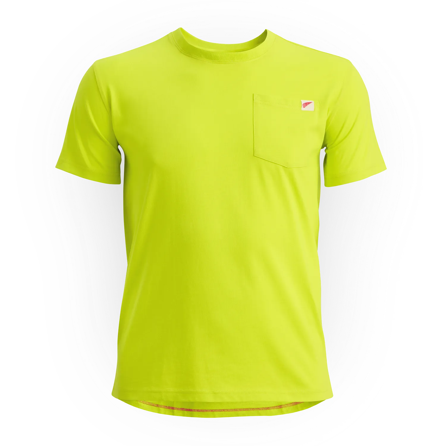 red wing shoes Short Sleeve Pocket T-Shirt Men's Short Sleeve T-Shirt in Bright Green