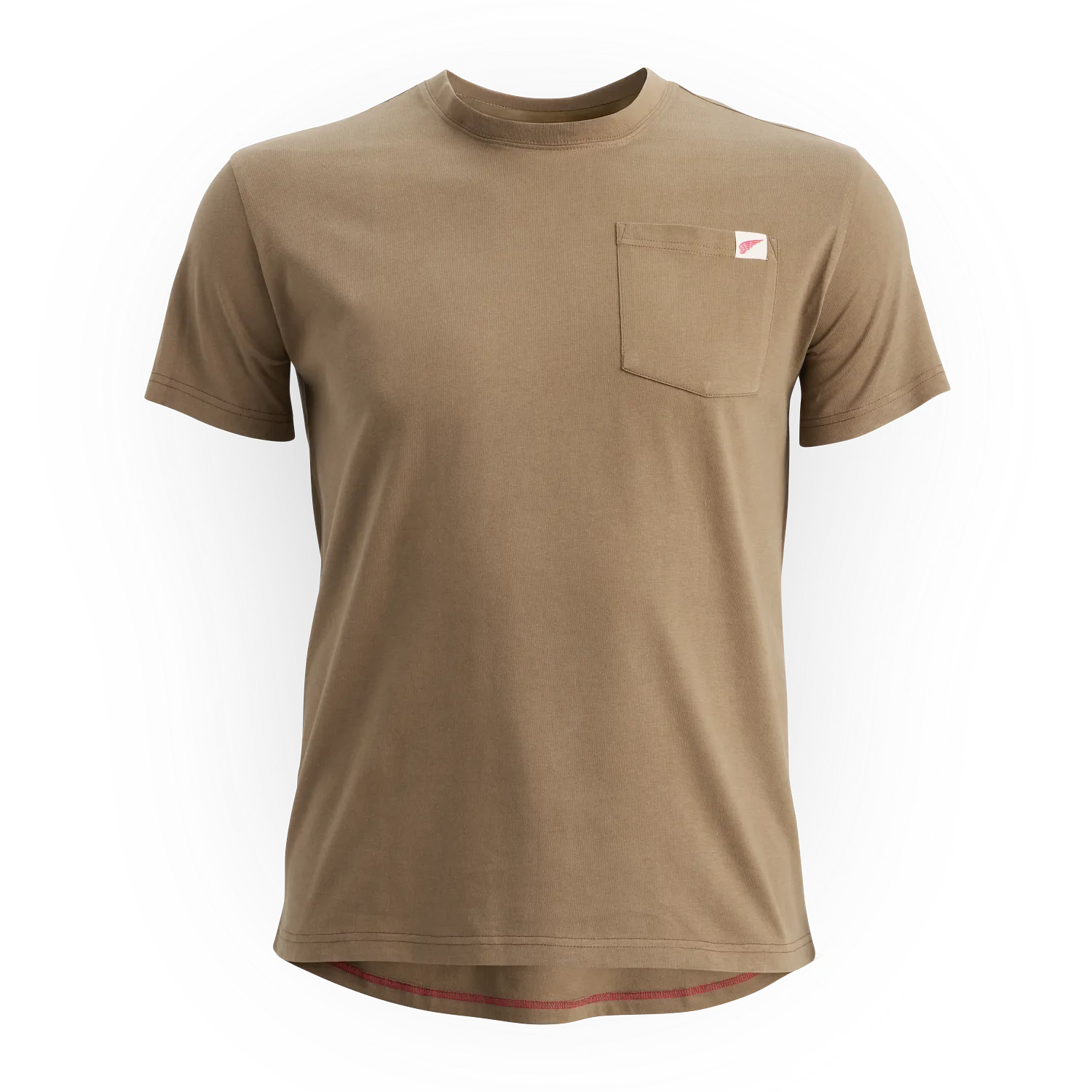 red wing shoes Short Sleeve Pocket T-Shirt Men's Short Sleeve T-Shirt in Brown