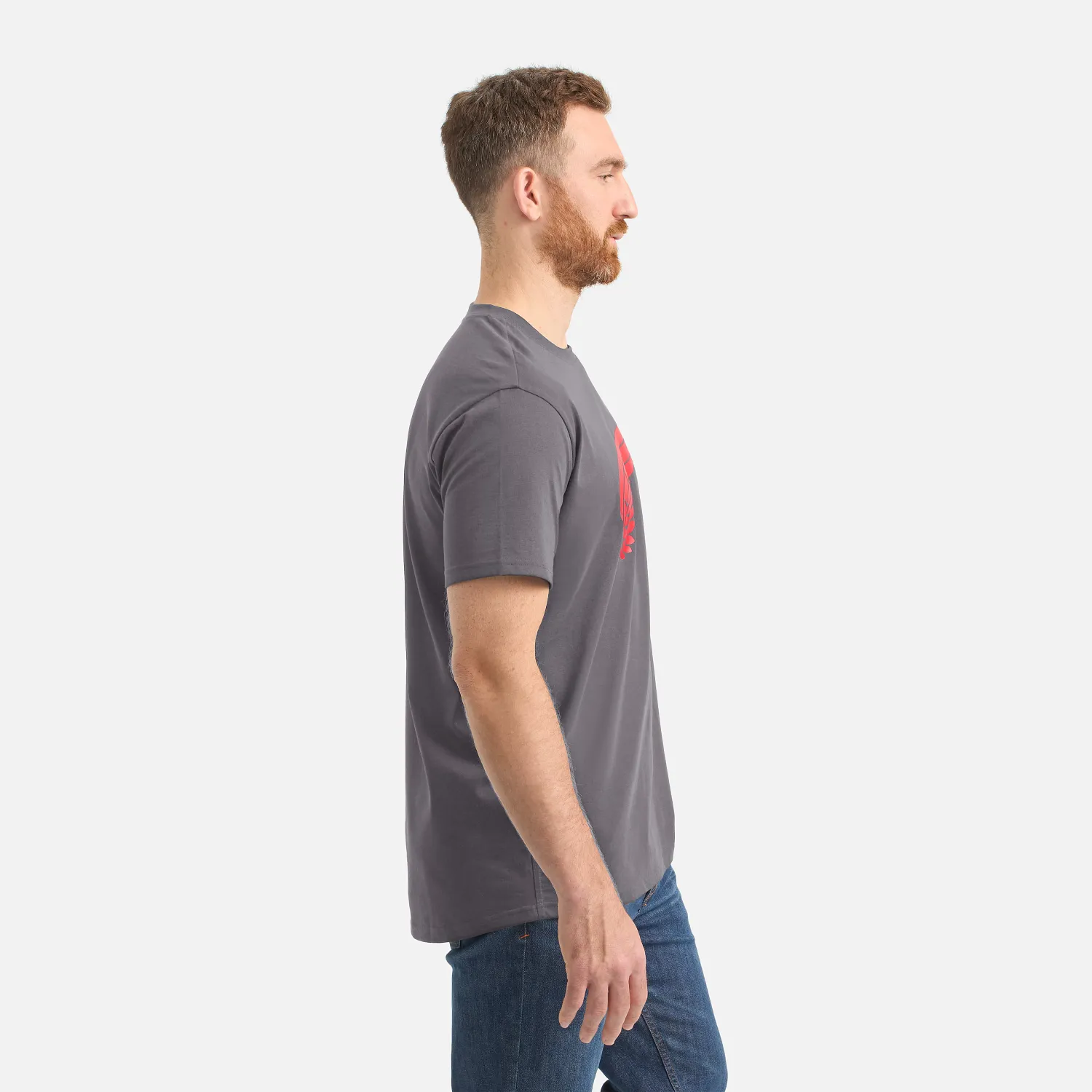 Red Wing Shoes Short Sleeve Wing T-Shirt Men's Short Sleeve Tee In Dark Gray