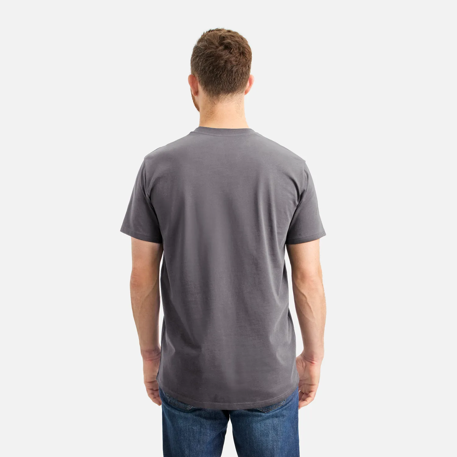 Red Wing Shoes Short Sleeve Wing T-Shirt Men's Short Sleeve Tee In Dark Gray