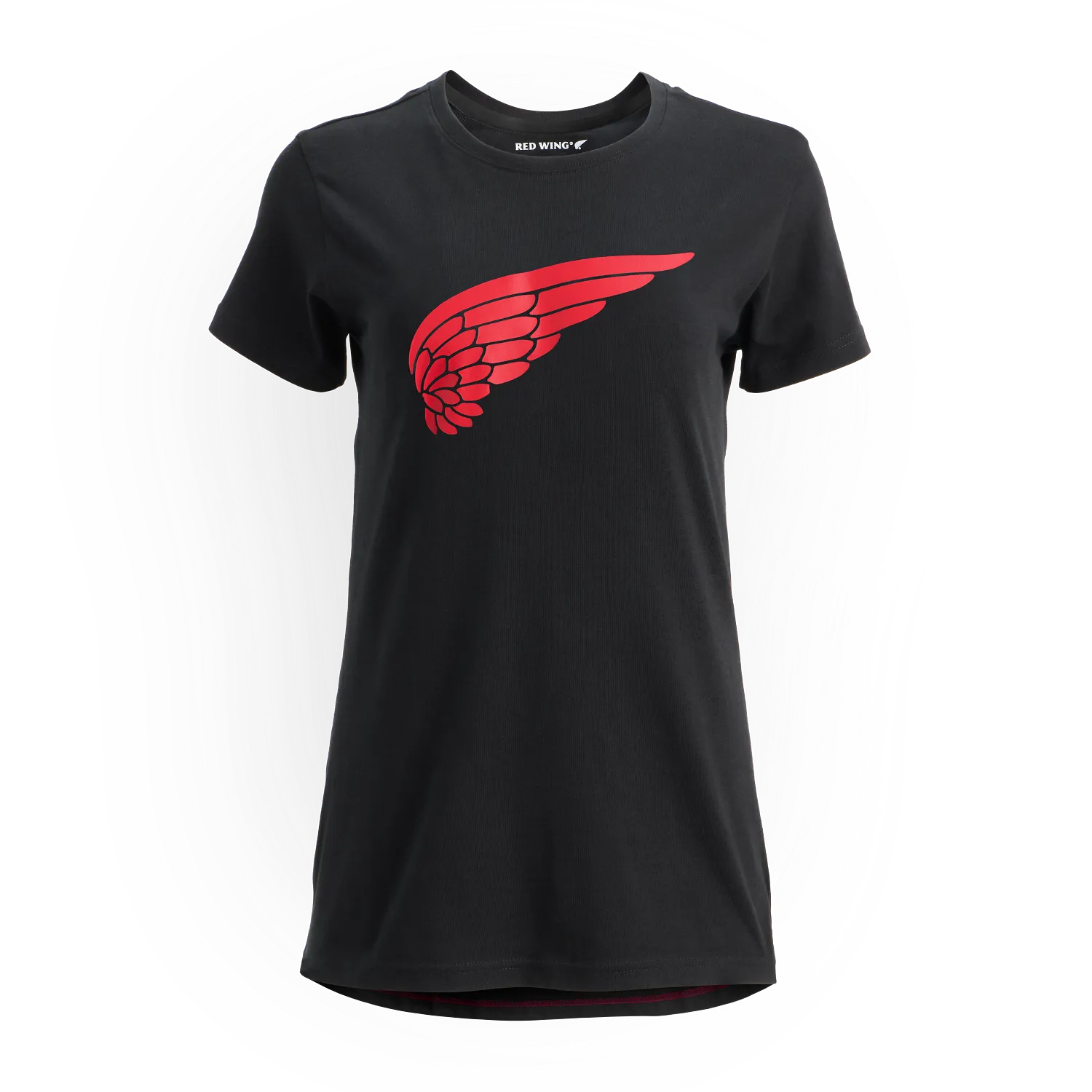 red wing shoes Short Sleeve Wing T-Shirt Women's Short Sleeve Tee in Black