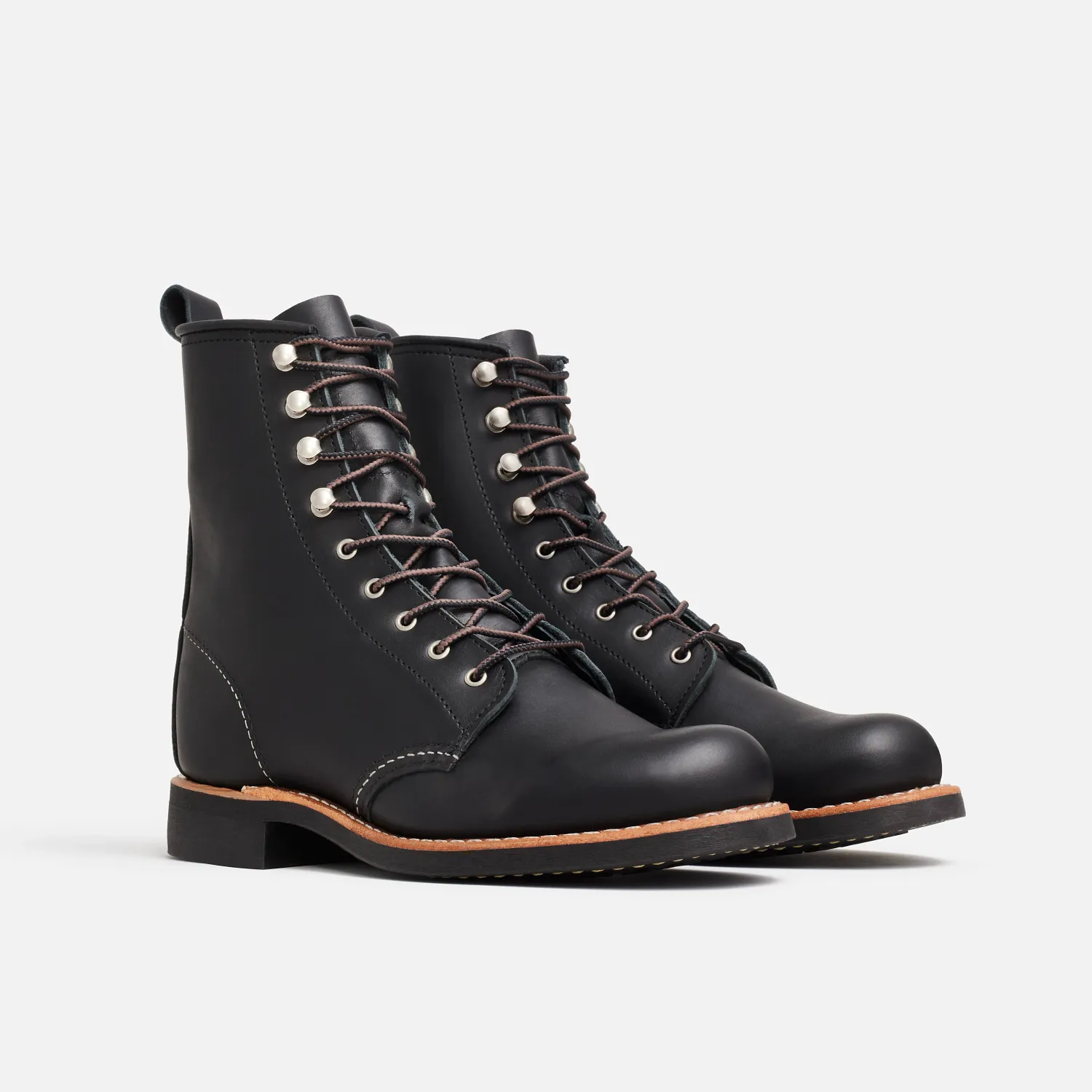 Red Wing Shoes Silversmith Women's Short Boot In Black Boundary Leather