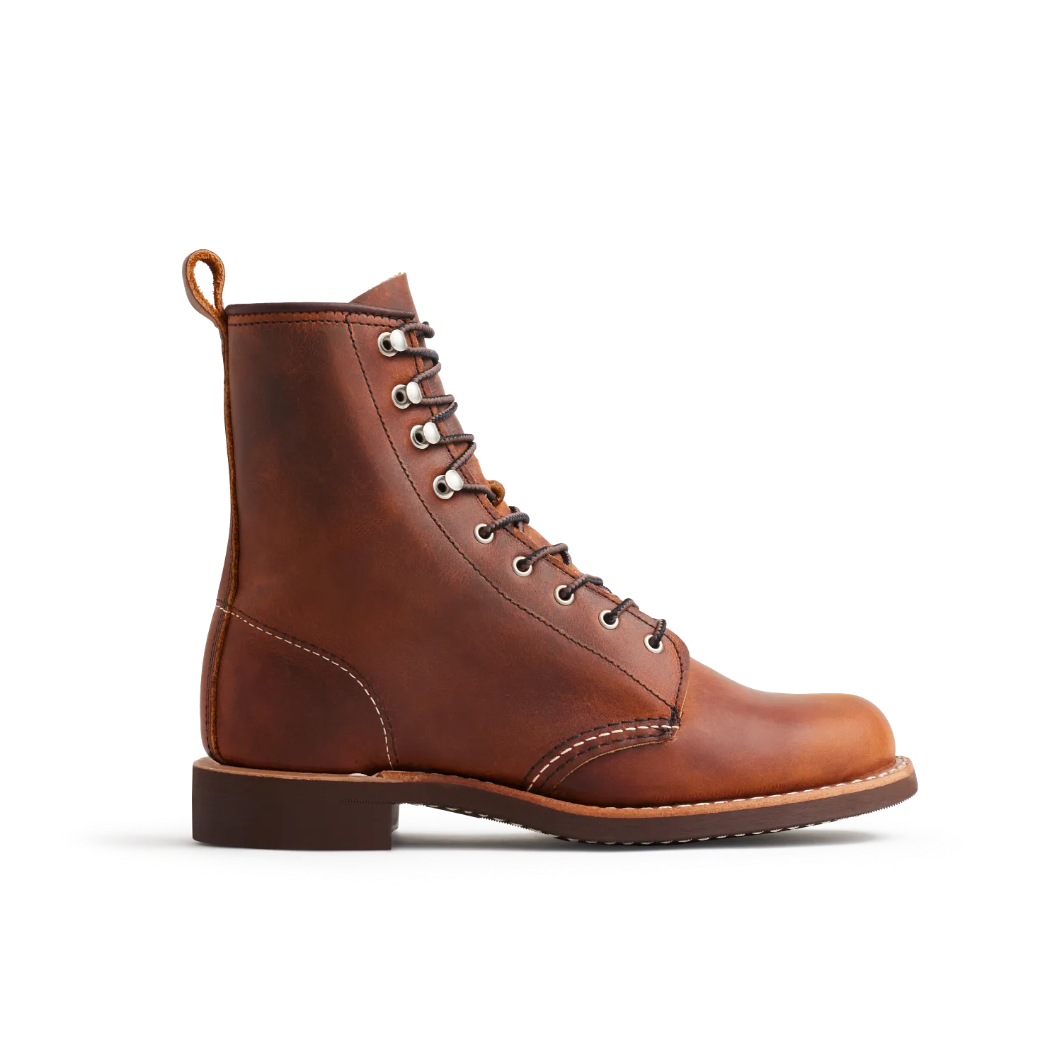 red wing shoes Silversmith Women's Short Boot in Copper Rough & Tough Leather