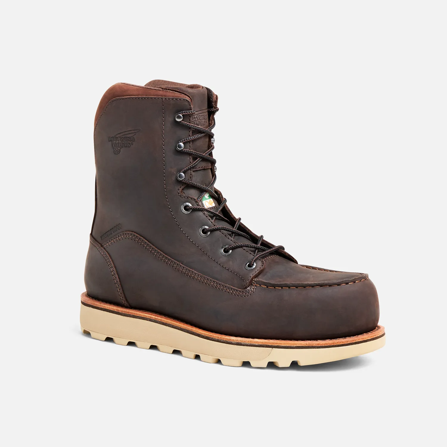 Red Wing Shoes Traction Tred Lite Men's 8-inch Waterproof CSA Safety Toe Boot