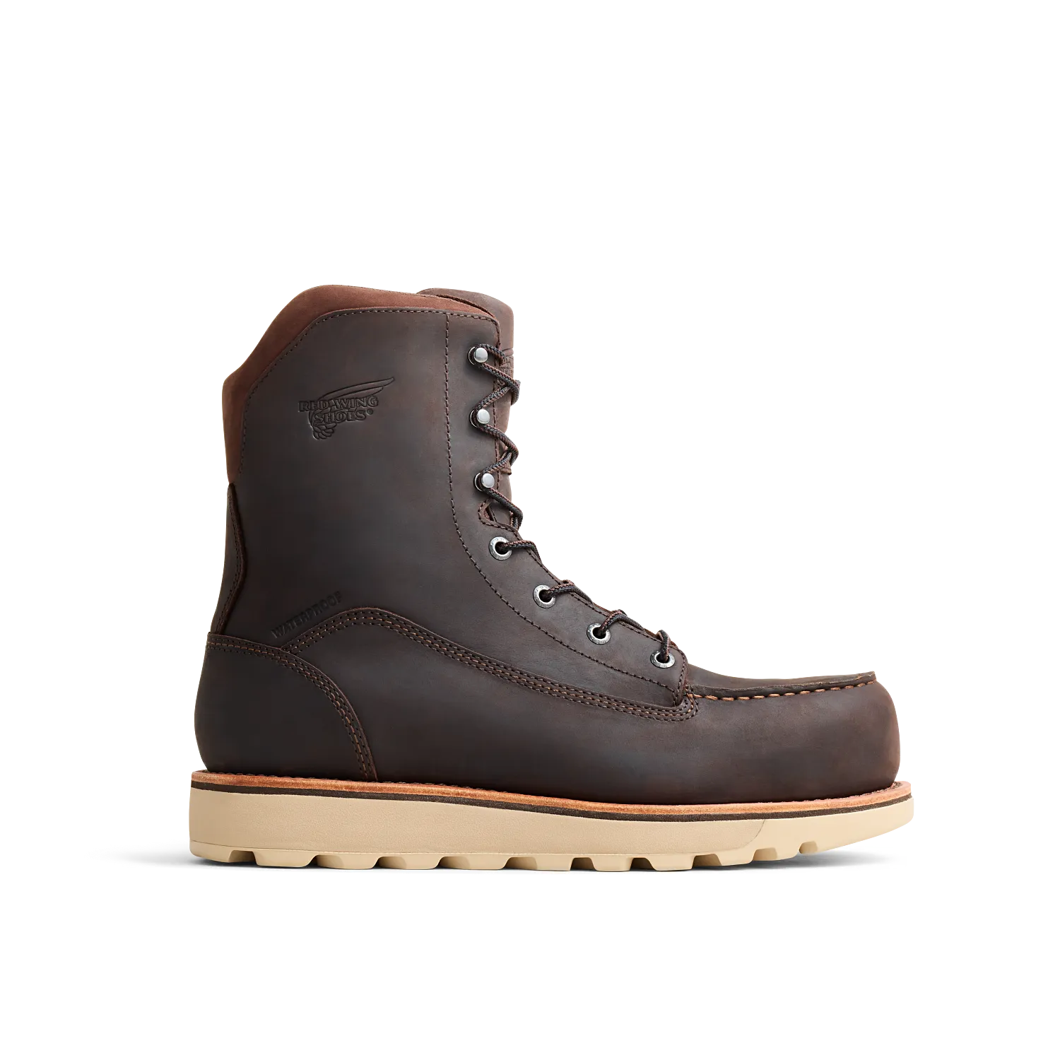 red wing shoes Traction Tred Lite Men's 8-inch Waterproof CSA Safety Toe Boot