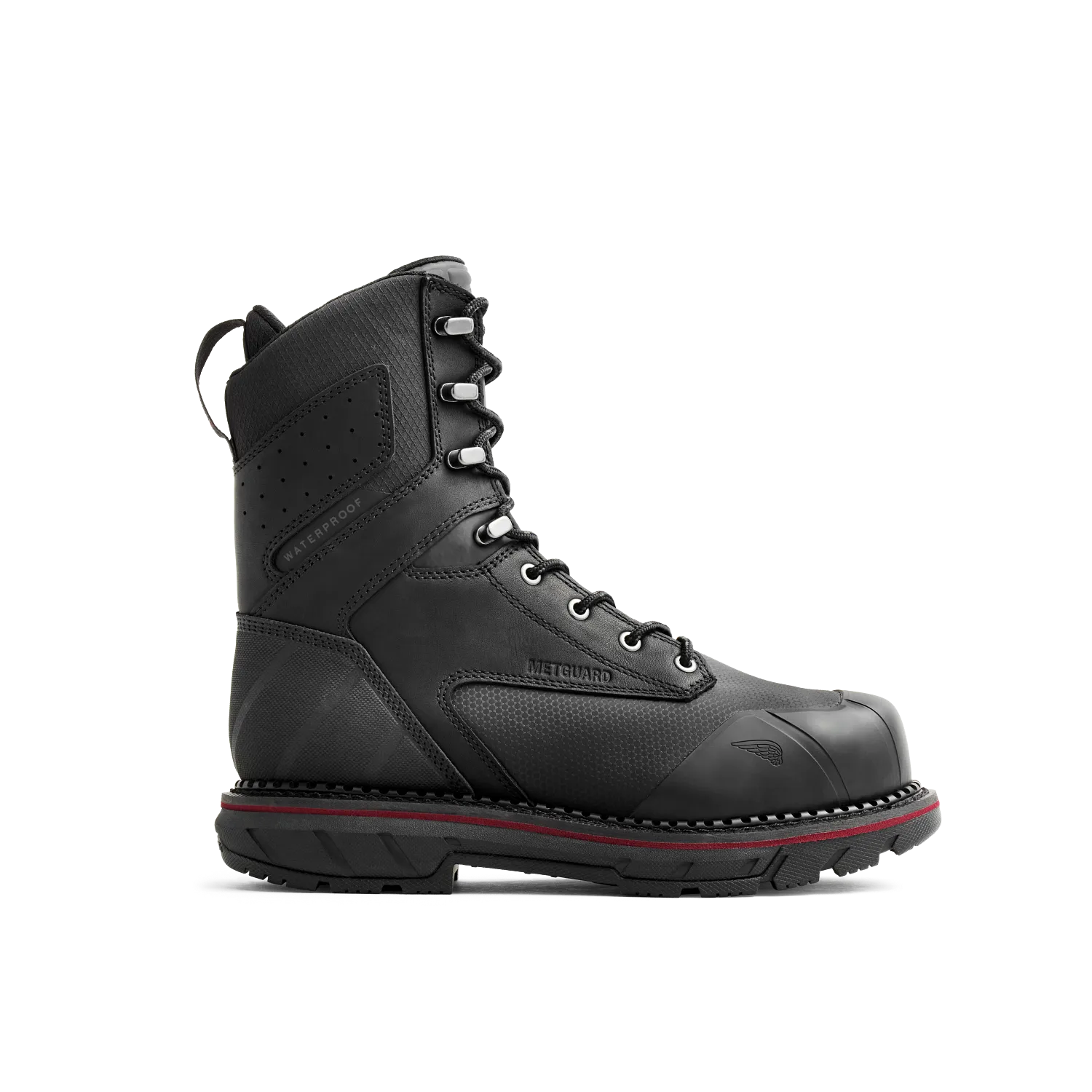 red wing shoes TruGuard Lite Men's 8-inch Waterproof Metguard CSA Safety Toe Boot