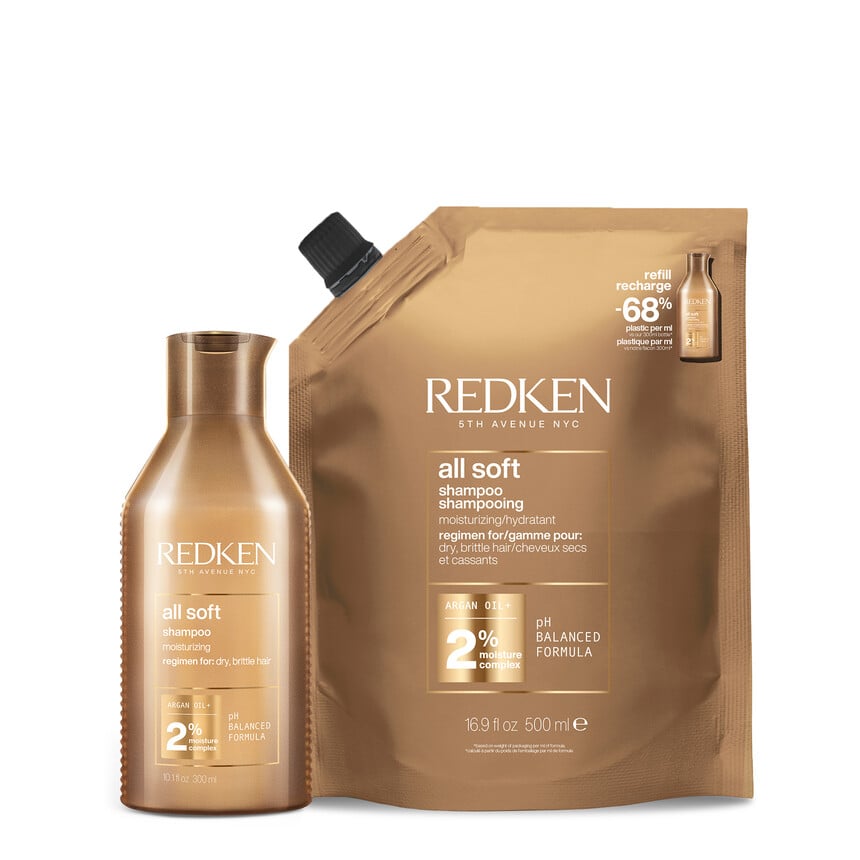 redken All Soft Shampoo & Refill Duo