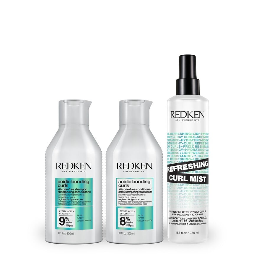 redken Curl Refreshing Trio