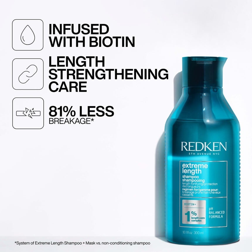 Redken EXTREME LENGTH BIOTIN SHAMPOO