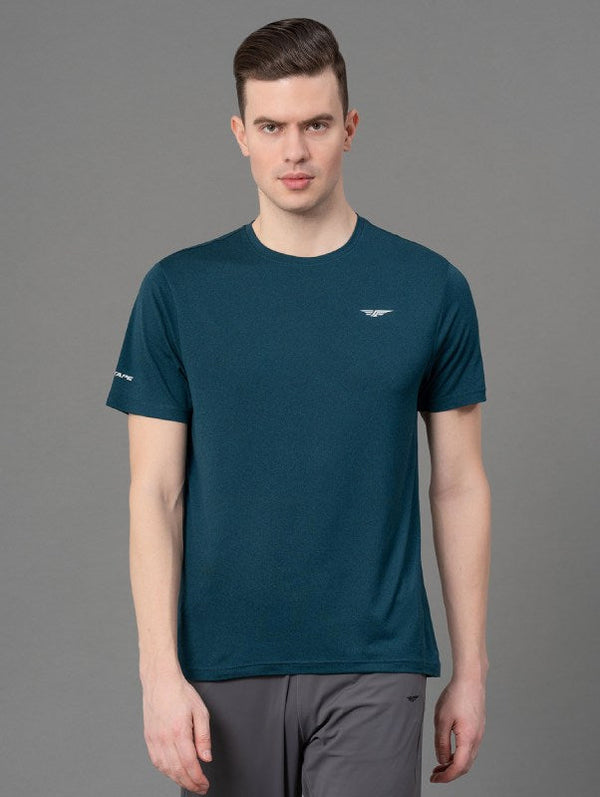 Redtape Activewear Round Neck T-Shirt For Men Hunter Green