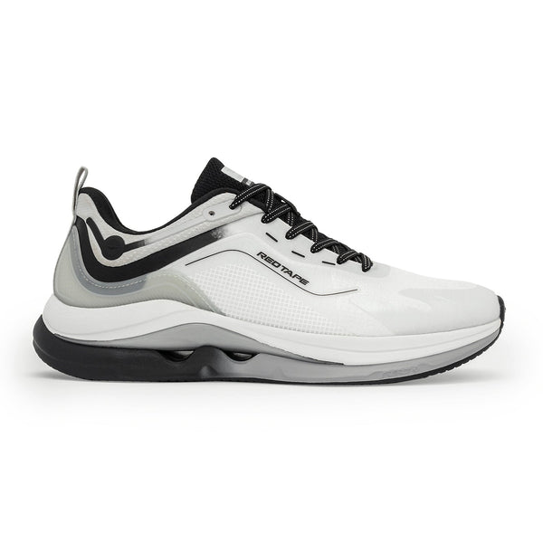 Redtape Athleisure Shoes For Men | Cultured Round-Toe Shape & Cushioning Technology Black/Grey
