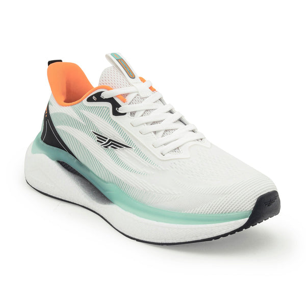 redtape Athleisure Shoes for Men |Cultured Round-Toe Shape & Cushioning Technology White/Green