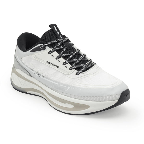 redtape Athleisure Shoes for Men |Cultured Round-Toe Shape & Cushioning Technology Grey/Black