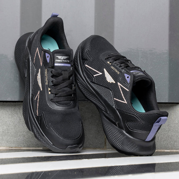 Redtape Athleisure Shoes Sports Shoes For Women Black