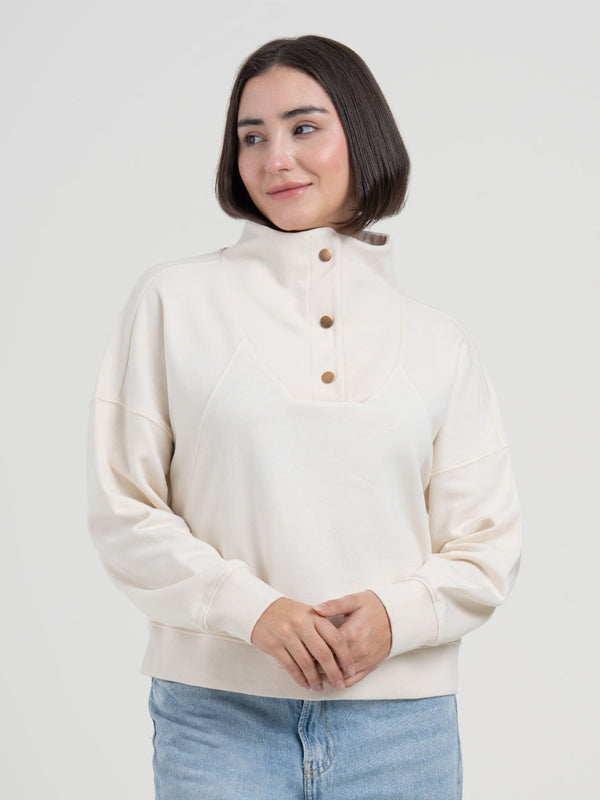 Redtape Beige Sweatshirt For Women | For Refined Everyday Look Beige