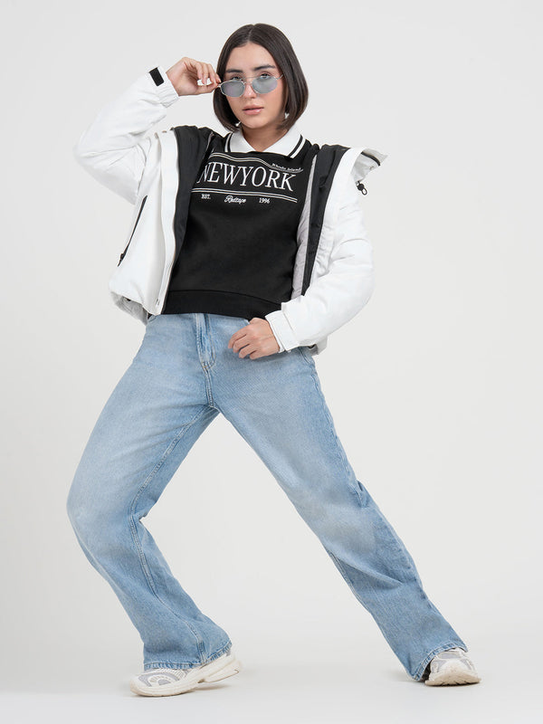 redtape Black Sweatshirt for Women | Sweatshirt for Chic Daily Fashion Black