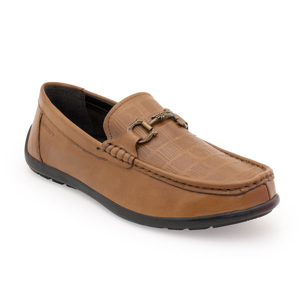 Redtape Brown Moccasin Shoes For Men | Everyday Style Tan