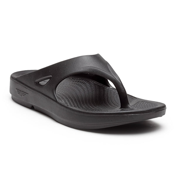 redtape Casual Sliders for Men | Refined Round-Toe Shape with a Relaxing Slip-On Support Black