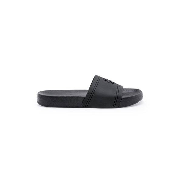 Redtape Casual Sliders For Men's - Comfortable Black Slip-On Casual Sliders For Men's Black