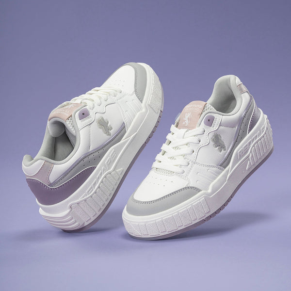 Redtape Casual Sneaker Shoes For Women White/Purple