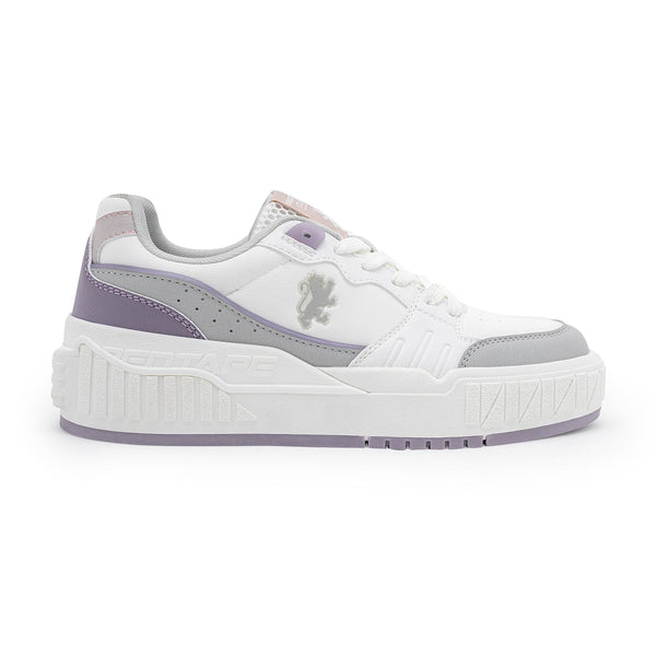 Redtape Casual Sneaker Shoes For Women White/Purple