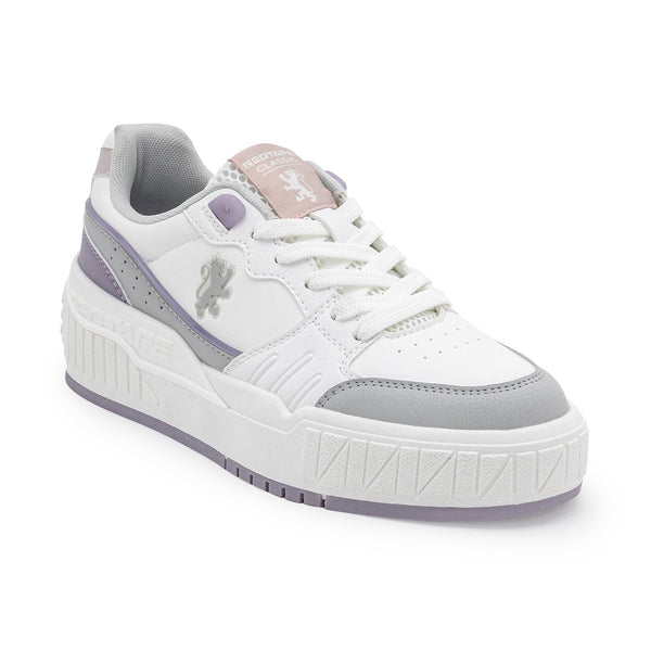 Redtape Casual Sneaker Shoes For Women White/Purple