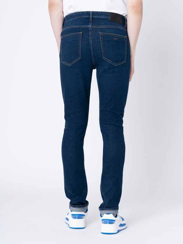 Redtape Classic Skinny Jeans For Men Tinted Dark Blue