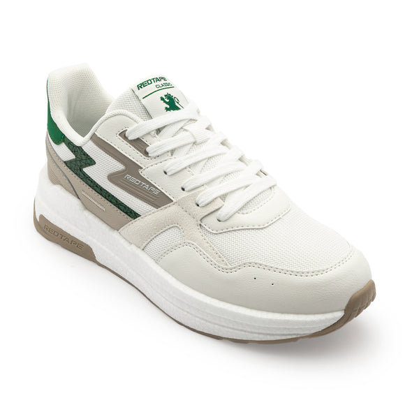 Redtape ETPU Lifestyle Sneakers For Men Beige/Green