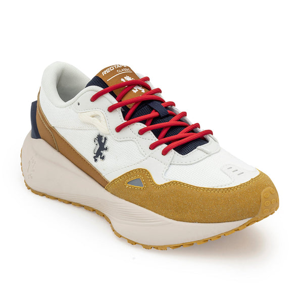 Redtape Lifestyle Casual Shoes For Men White/Mustard
