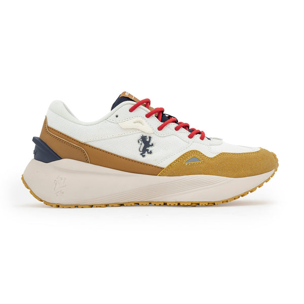Redtape Lifestyle Casual Shoes For Men White/Mustard
