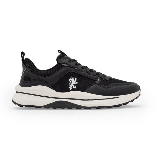 Redtape Lifestyle Sneaker Shoes For Men Black/White