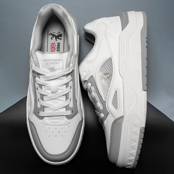 Redtape Lifestyle Sneakers Shoes For Women White Grey