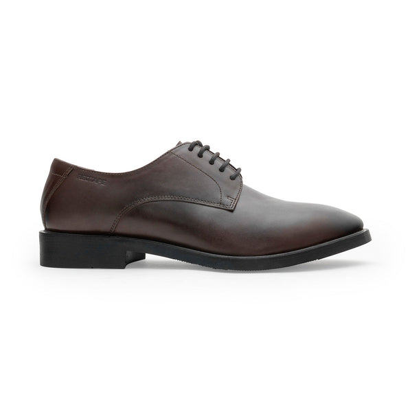 Redtape Men’s Brown Leather Derby Shoes For Classic Formal Style Brown