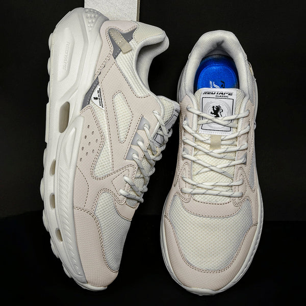 redtape Men’s Casual Shoes for Laid-Back Lifestyle Comfort White/Beige